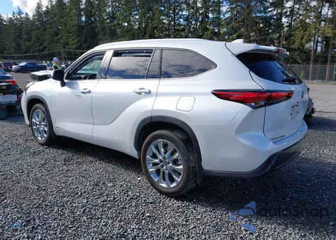 2023 Toyota Highlander Hybrid Limited из США, поврежденный, VIN 5TDXBRCH2PS570765